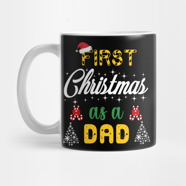 First Christmas as a dad by NAM Illustration